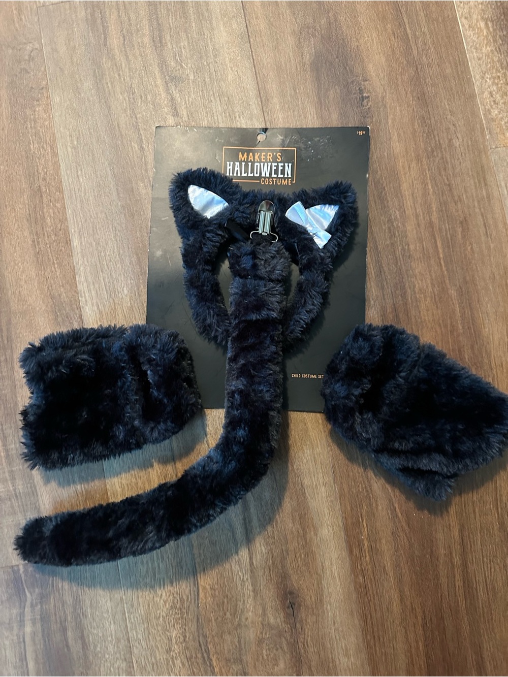 NWT Kids Costume Cat Ears/Tail/Paws